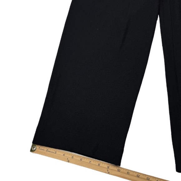 Eileen Fisher Women Elastic Waist Pull on Pant Size M Black Classic Casual - Picture 10 of 11